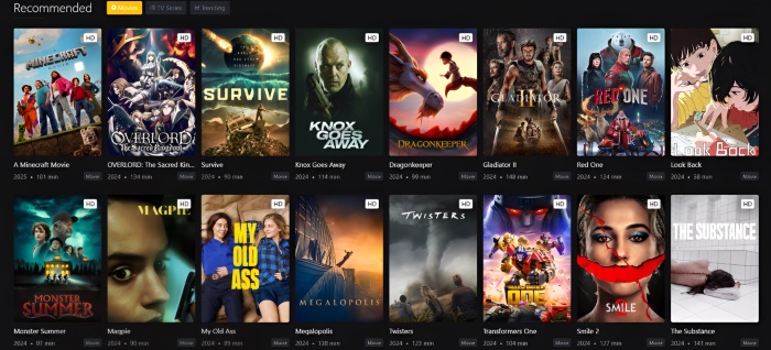 banner movies 2025 on PutLocker